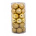 Sirocco 6cm Gold Christmas Baubles, 30pcs